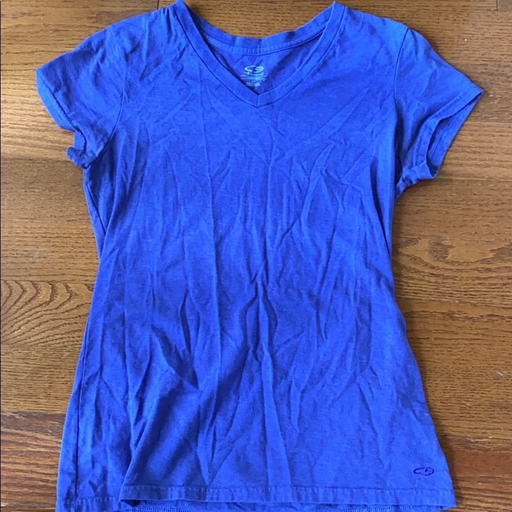 Purple workout shirt